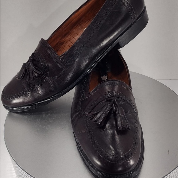Cable&co Elegant Black Tassel Loafers size 11.5 pre owned good condition